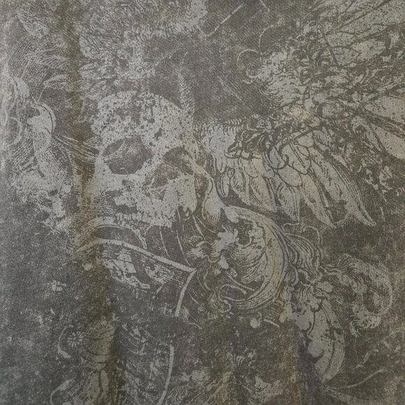 USED - ZIP UP HOODIE - SIZE L - SKULLS - Picture 5 of 5